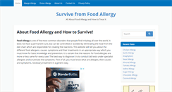Desktop Screenshot of foodallergysurvive.com