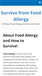 Mobile Screenshot of foodallergysurvive.com